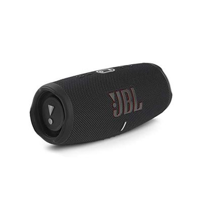 JBL Charge 5 Speaker Bluetooth Portatile, Cassa Altoparlante Wireless Resistente ad Acqua e Polvere IPX67, Powerbank integrato, USB, PartyBoost, Bass Radiator, Fino a 20h di Autonomia, Nero