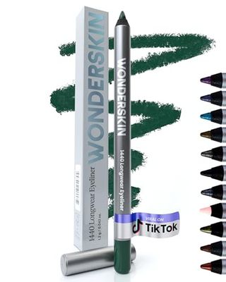 Wonderskin 1440 Crayon Eye-Liner Vert Imperméable Longue Tenue – Crayon Eye-Liner (Pin)