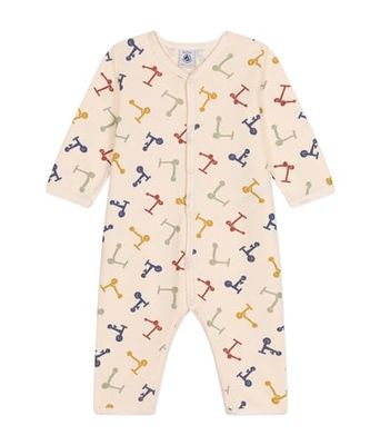 Petit Bateau A09LU Pyjama, zonder voet, lawine/incognito, 3 jaar, uniseks baby, lawine/incognito, 3 Jaar