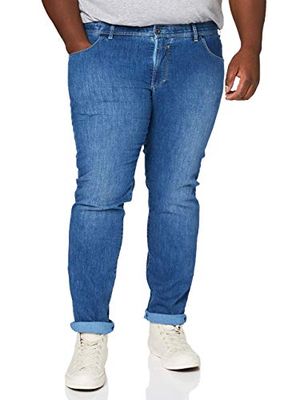 Eurex by Brax Heren Style PEP S Tapered Fit Jeans, blauw, 34W x 32L