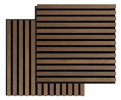 Fibrotech 2344638 Panneau carré Acoustique 520 x 520 mm-Chêne Acoustic-Panels-Oiled-Oak