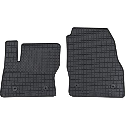 PETEX - Tapetes de borracha para tapete Transit Connect a partir de 08/2016, 2 peças, cor preta