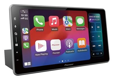 Pioneer SPH-DA97DAB-UNI2 - Media center 2DIN, pannello touch capacitivo da 9,0", con Wi-Fi, Bluetooth, Apple CarPlay, Android Auto e DAB+, equalizzatore grafico a 13 bande, single