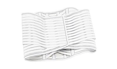 Vulkan Rugsteun, elastische rugomslag voor pijn in de onderrug en reumatische omstandigheden, comfortabele verstelbare sluiting, compressieriem, letsel preventie brace, medium, 80-90 cm