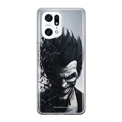 ERT GROUP etui na telefon Oppo FIND X5 PRO, case oryginalny i oficjalnie licencjonowany przez DC, wzór Joker 002, optymalnie dopasowane, plecki z TPU