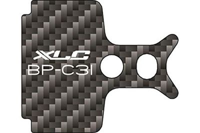 XLC BP-C31, Pastiglie per Freni a Disco al Carbonio Unisex-Adult, Nero, 50 mm