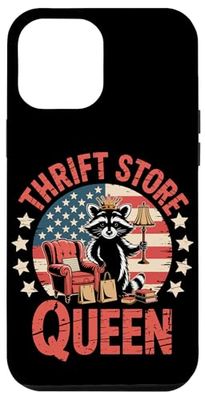 Thrift Store Queen Funny Raccoon Thrifting Case for iPhone 12 Pro Max