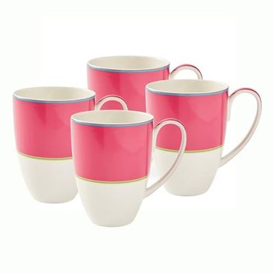 Spode Kit Kemp Calypso Pink Mugs