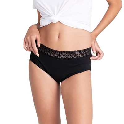 Kiwitas Lace menstruatieslip zwart S