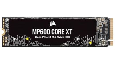 Corsair MP600 Core XT 1To M.2 PCIe Gen4 NVMe SSD – Jusqu'à 5900 Mo/s – QLC NAND – M.2 2280 – pour Ordinateurs Portables et de Bureau PCIe 4.0 – Noir