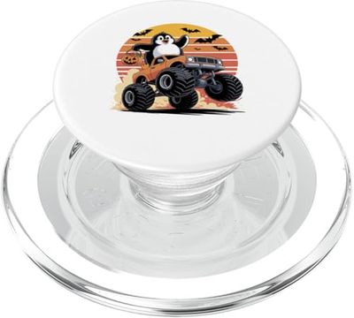 Halloween Monster Truck Penguin Penguins PopSockets PopGrip for MagSafe