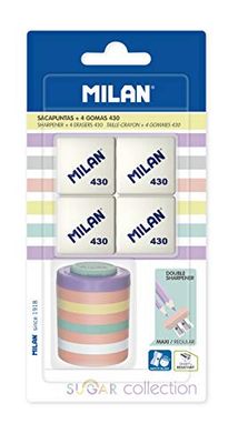 Blíster 1 sacapuntas COLLECTION Sugar Diamond + 4 gomas 430
