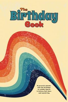 The Birthday Book: Perennial Calendar with Vintage 60s 70s cover