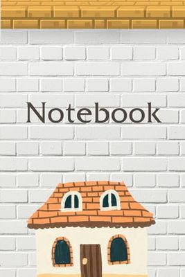 Brick Notebook: Brick cute Notebook, 120 pages lined 6" x 9"