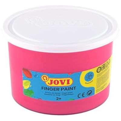 Jovi – Bote con Pittura da Dita, 500 ml, Colore: Magenta, 56108