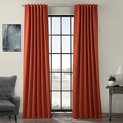 HPD Half Price Drapes Curtain For Room Darkening 50 X 96 (1 Panel), BOCH-201304-96, Blaze