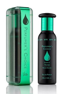 PERFUMER'S CHOICE No 9 Victor Perfume for Men. 83ml Eau de Parfum, Luxury Fragrance - Mens Aftershave, Long Lasting Fragrance by Milton-Lloyd