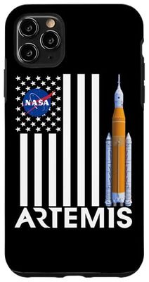 NASA Artemis Mission SLS US Flag Insignia Logo Case for iPhone 11 Pro Max