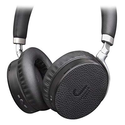 SBS Bepop bezprzewodowe słuchawki z funkcją Active Noise Cancelling, wbudowany mikrofon i elementy obsługowe do odtwarzania muzyki i połączeń, 10 godzin słuchania muzyki, również z kablem jack 3,5