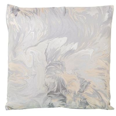 Alexandra House Living Grå textil kudde 43 x 43 cm
