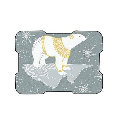 Bonamaison, Tapis de Souris Imprimé Numériquement, Fond Antidérapant, pour Bureau et Maison, Taille: 22x18cm
