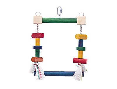 Nobby Cage Toy, schommel kleurrijk 14 blokken; 23 x 21 cm
