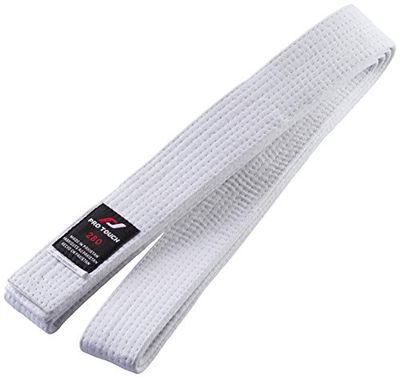 PRO TOUCH Basic Unisexe Ceinture Budo Mixte Adulte, Weiß, FR : L (Taille Fabricant : 280)
