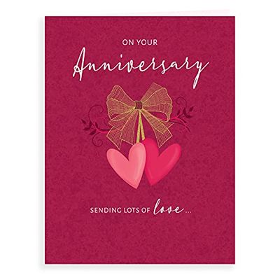 Koko Designs - Biglietto di auguri per anniversario, 20,3 x 15,2 cm