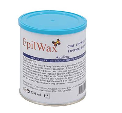 EpilWax Hot Azulene Wax for Hair Removal - Professional Quality - 800 ml