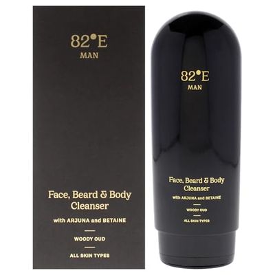Face Beard and Body Cleanser - Woody Oud by 82E for Men - 6,7 oz Cleanser