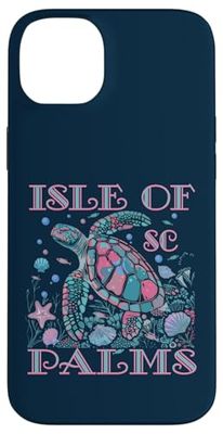 ISLE OF PALMS SC TURTLE LOVER SOUVENIR SPIAGGIA COLORATO Custodia per iPhone 14 Plus