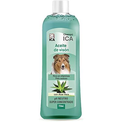 Ica chpm38 nertskleuren olie met aloë vera shampoo voor honden