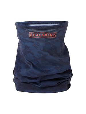 SEALSKINZ | Harpley | Water Repellent Neck Snood | Neck Gaiter | Lightweight | Outdoor Activities Navy