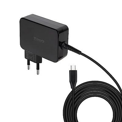 PRENDELUZ Caricatore portatile USB-C PD 90 W, nero, compatto e ad alta velocità, ideale per la ricarica di dispositivi mobili e laptop in movimento.