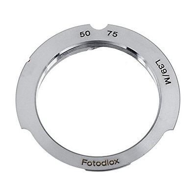 Fotodiox Anello Adattatore per M39 (39mm, Leica) Obiettivo a Fotocamera Leica M con Interlinea 50mm/75mm