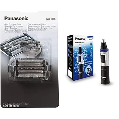 Panasonic WES9032Y1361, Testina di Ricambio per Rasoi Elettrici Uomo ESLV65/ESLV95/ESLV81/ESLV61 & ER-GN30-K503 Rifinitore di Precisione per Naso, Orecchie e Sopracciglia