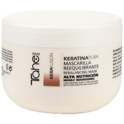 Tahe Kerafusion Masque Capillaire Rééquilibrant pour Cheveux Secs, 300 ml