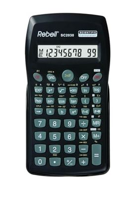 Rebell RE-SC2030 BX vetenskaplig miniräknare, svart