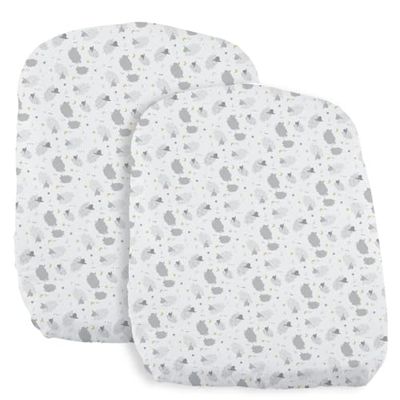 Chicco Set Lenzuola Culla 2 Pezzi Baby Hug Grey Sheep