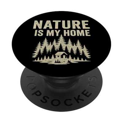 Nature Is My Home - Diseño vintage de desierto PopSockets PopGrip Adhesivo
