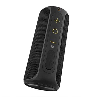 T’NB Enceinte Bluetooth 4,2 Portable, Waterproof IPX7, Etanche A L’Eau Resistance, Stéréo, Compact, Commandes Intégrées, Enceinte sans Fil, Autonomie Jusqu’à 8H 12 W– Couleur Noir