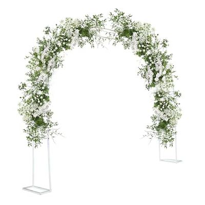 Zstar Rozenboog, klimhulp, tuinboog, vrijstaand, stabiel, metalen klimboog, 24 x 18 cm, metalen boogframe voor verschillende klimplanten, outdoor boog voor huwelijksceremonie
