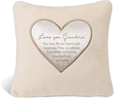 Pavilion Gift Company The Comfort Blanket Plush Throw Pillow, Beige