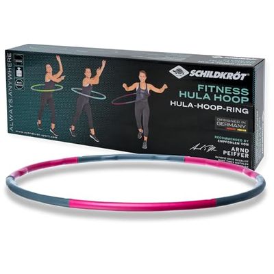 Schildkröt Aro de Fitness, Hula Hoop, 100 cm de Diámetro, 1,2 kg, Antracita-Fucsia, 960235
