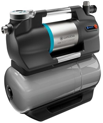 Gardena Autoclave 6300 SilentComfort: pompa con serbatoio d’acqua di 25 l e filtro integrato, portata 6300 l/h, protezione da funzionamento a secco, molto silenziosa, con app Bluetooth (9068-20)
