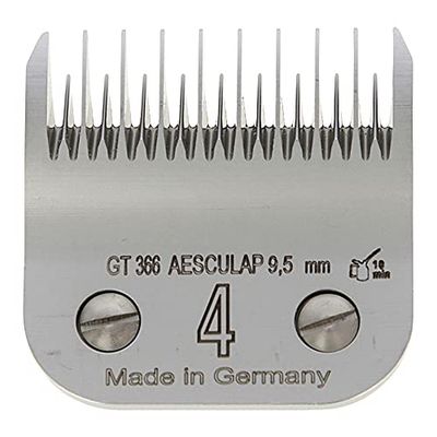 Kerbl GT366 SnapOn Aesculap shaving heads, 4 shaving heads, 9.5 mm cutting length, 50 pieces