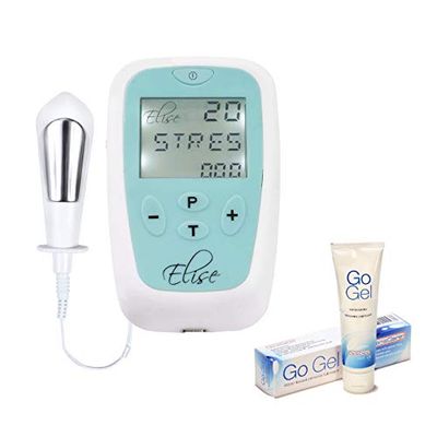 TensCare Elise2 y Go gel Lubricante- Ejercitador Kegel para músculos del Suelo Pélvico. Trata el problema de incontinencia y mejora la sensación con 4 programas.