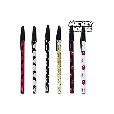 CERDÁ LIFE'S LITTLE MOMENTS Mickey, Set de Bolígrafos de Colores de Minnie Mouse-Licencia Oficial de Disney Studios Unisex-Adult, Multicolor, 6 Unidad (Paquete de 1)