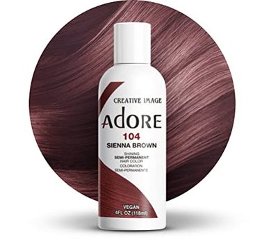 Adore Shining - Tinta semi-permanente para o cabelo, castanho siena 104