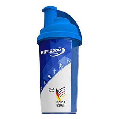 Best Body Nutrition Eiwit Shaker - Blauw Design Olympia - Protein Shaker - BPA vrij - 700ml